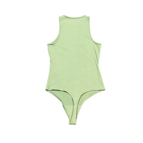 Abercrombie & Fitch Soft AF Collection Size Womens Medium Green Ribbed Tank - Picture 2 of 8